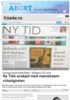 Ny Tids avskjed med mainstream-virkeligheten
