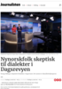 Nynorskfolk skeptisk til dialekter i Dagsrevyen