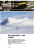 Nyt vinterfjellet - med respekt