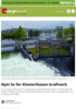 Nytt liv for Klosterfossen kraftverk