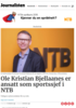 Ole Kristian Bjellaanes er ansatt som sportssjef i NTB