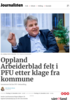 Oppland Arbeiderblad felt i PFU etter klage fra kommune