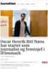 Oscar Henrik Biti Næss har startet som journalist og frontsjef i iFinnmark