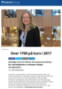 Over 1700 på kurs i 2017