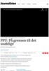 PFU: På grensen til det usaklige