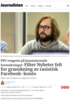 PFU reagerte på konstaterende formuleringer: Filter Nyheter felt for granskning av rasistisk Facebook-konto