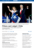 Piñera vant valget i Chile