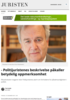 - Politijuristenes beskrivelse påkaller betydelig oppmerksomhet