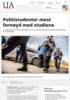 Politistudenter mest fornøyd med studiene