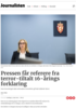 Pressen får referere fra terror-tiltalt 16-årings forklaring