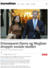 Prinseparet Harry og Meghan dropper sosiale medier