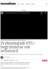 Problematisk PFU-begrunnelse om selvmord