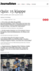Quiz: 15 kjappe