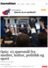 Quiz: 25 spørsmål fra medier, kultur, politikk og sport