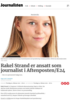 Rakel Strand er ansatt som journalist i Aftenposten/E24