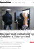 Razziaer mot journalister og aktivister i Hviterussland