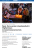 Røde Kors varsler drastiske kutt i Afghanistan