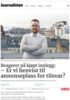Reagerer på kjøpt innlegg: - Er vi henvist til annonseplass for tilsvar?
