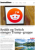 Reddit og Twitch stenger Trump-gruppe