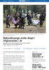 Rekordmange sivile drept i Afghanistan i år