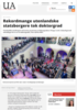 Rekordmange utenlandske statsborgere tok doktorgrad