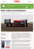 Robot-traktor med dieselmotor