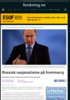 Russisk nasjonalisme på fremmarsj