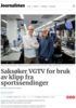 Saksøker VGTV for bruk av klipp fra sportssendinger