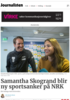 Samantha Skogrand blir nytt sportsanker på NRK