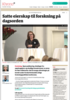 Satte eierskap til forskning på dagsorden