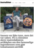 Sausen var ikke tynn, men det var saken. På 15 minutter skrev matredaktøren artikkelen om den hemmelige ingrediensen som gjør tomatsausen perfekt