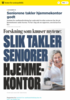Seniorene takler hjemmekontor godt