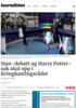 Sian-debatt og Harry Potter-sak skal opp i Kringkastingsrådet