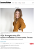 Silje Kampesæter blir nyhetsredaktør i Forsvarets forum