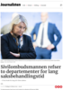 Sivilombudsmannen refser to departementer for lang saksbehandlingstid