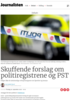Skuffende forslag om politiregistrene og PST