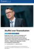 Skuffet over finansskatten