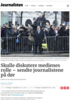 Skulle diskutere medienes rolle - sendte journalistene på dør