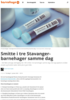 Smitte i tre Stavanger-barnehager samme dag