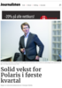 Solid vekst for Polaris i første kvartal
