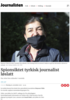 Spionsiktet tyrkisk journalist løslatt
