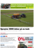 Sprøyter 3000 dekar på en tank