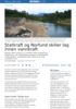 Statkraft og Norfund skiller lag innen vannkraft