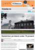 Statskirken på Island under 70 prosent