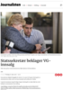 Statssekretær beklager VG-innsalg