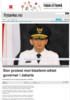 Stor protest mot blasfemi-siktet guvernør i Jakarta