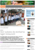 Stor suksess da storbarna laget restaurant