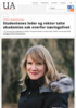 Studentenes leder og rektor talte akademias sak overfor næringslivet