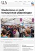 Studentene er godt fornøyd med utdanningen