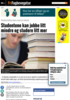 Studentene kan jobbe litt mindre og studere litt mer